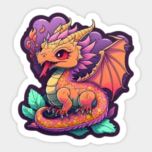 Cartoon Dragon Sticker